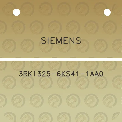 siemens-3rk1325-6ks41-1aa0