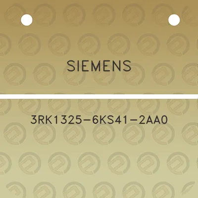 siemens-3rk1325-6ks41-2aa0