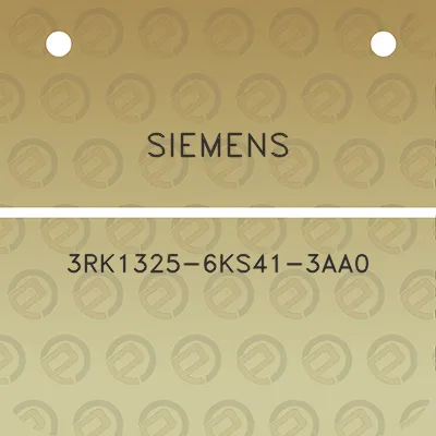 siemens-3rk1325-6ks41-3aa0