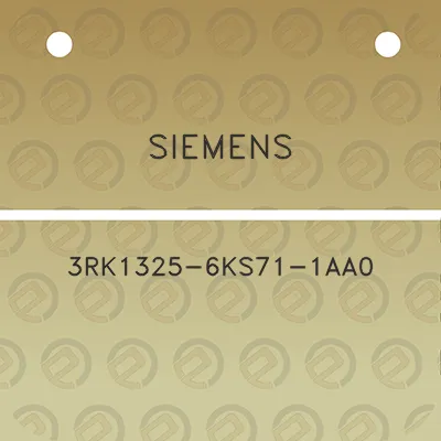 siemens-3rk1325-6ks71-1aa0