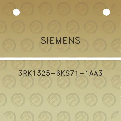 siemens-3rk1325-6ks71-1aa3