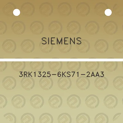 siemens-3rk1325-6ks71-2aa3