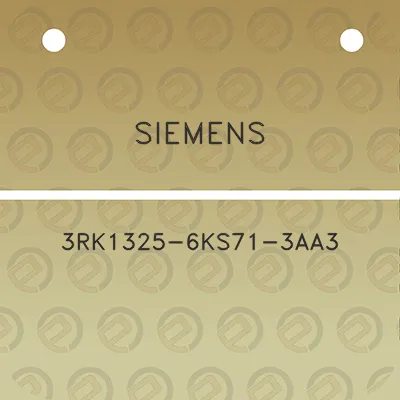 siemens-3rk1325-6ks71-3aa3