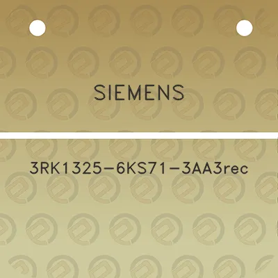 siemens-3rk1325-6ks71-3aa3rec