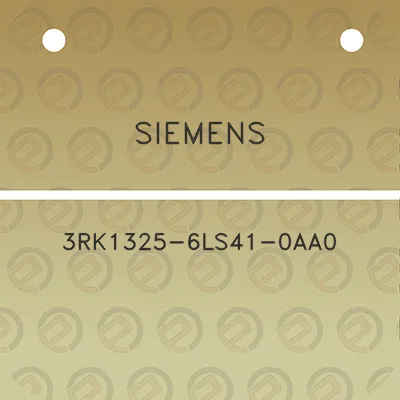 siemens-3rk1325-6ls41-0aa0