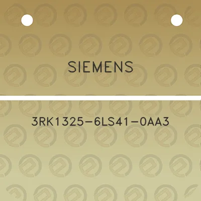 siemens-3rk1325-6ls41-0aa3