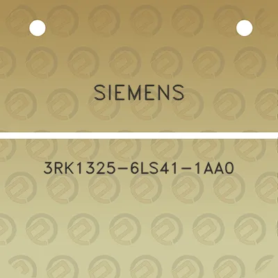 siemens-3rk1325-6ls41-1aa0