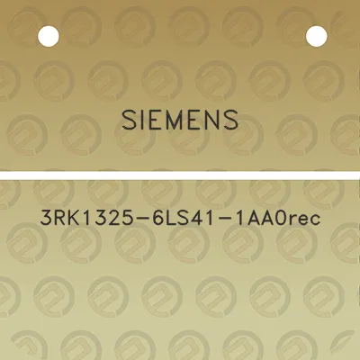 siemens-3rk1325-6ls41-1aa0rec