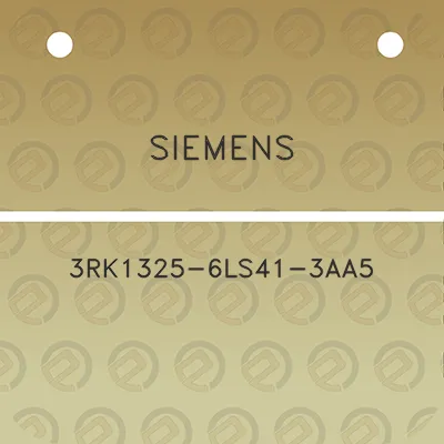 siemens-3rk1325-6ls41-3aa5