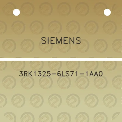 siemens-3rk1325-6ls71-1aa0