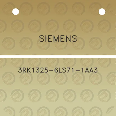 siemens-3rk1325-6ls71-1aa3