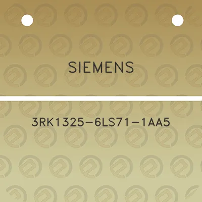 siemens-3rk1325-6ls71-1aa5