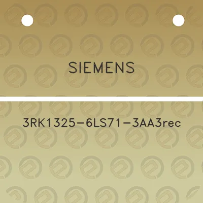 siemens-3rk1325-6ls71-3aa3rec