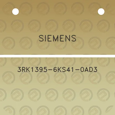 siemens-3rk1395-6ks41-0ad3