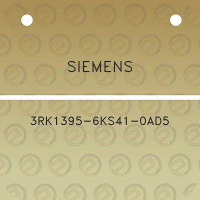 siemens-3rk1395-6ks41-0ad5