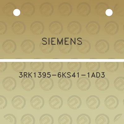 siemens-3rk1395-6ks41-1ad3