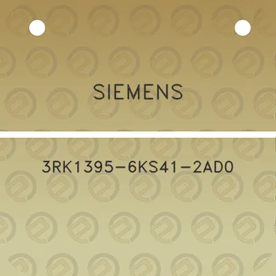 siemens-3rk1395-6ks41-2ad0