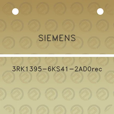 siemens-3rk1395-6ks41-2ad0rec