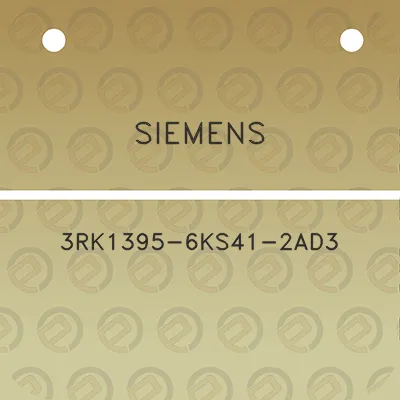 siemens-3rk1395-6ks41-2ad3