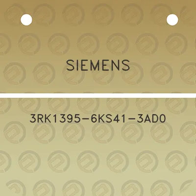 siemens-3rk1395-6ks41-3ad0