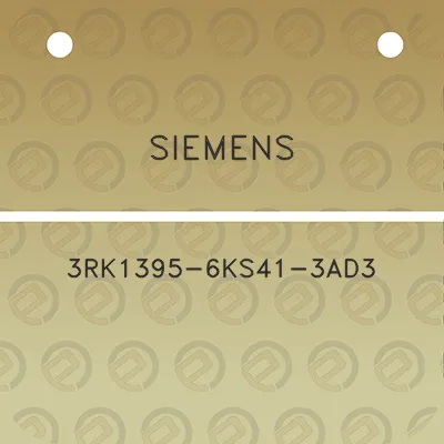 siemens-3rk1395-6ks41-3ad3