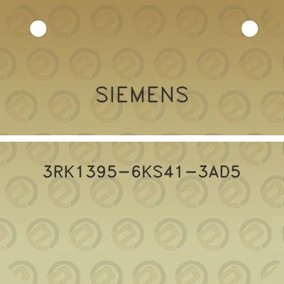 siemens-3rk1395-6ks41-3ad5