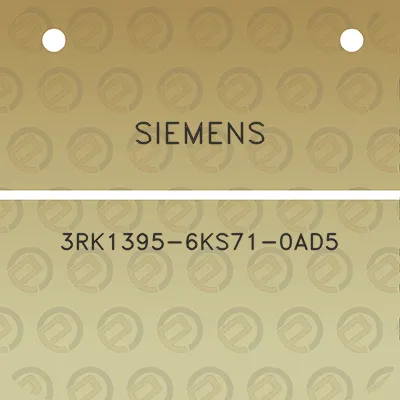 siemens-3rk1395-6ks71-0ad5