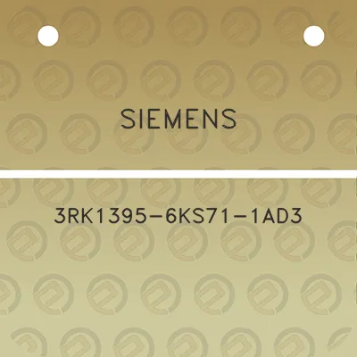 siemens-3rk1395-6ks71-1ad3