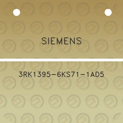 siemens-3rk1395-6ks71-1ad5