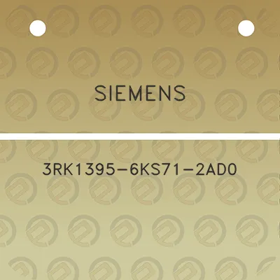 siemens-3rk1395-6ks71-2ad0