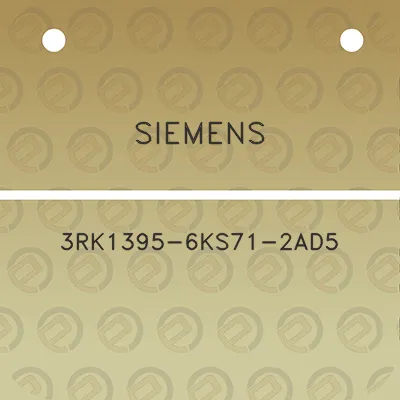 siemens-3rk1395-6ks71-2ad5