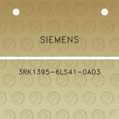 siemens-3rk1395-6ls41-0ad3