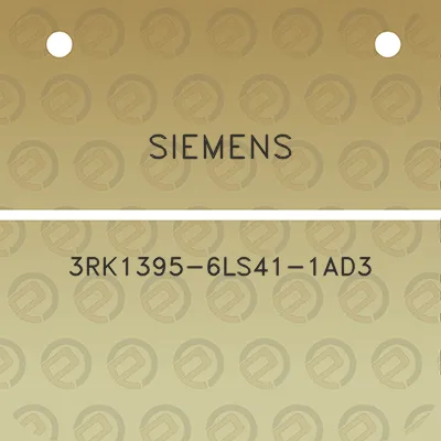 siemens-3rk1395-6ls41-1ad3