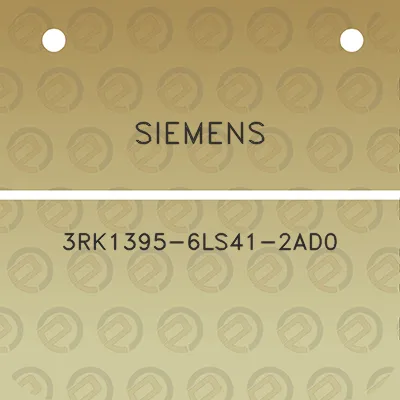 siemens-3rk1395-6ls41-2ad0