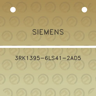 siemens-3rk1395-6ls41-2ad5