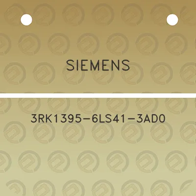 siemens-3rk1395-6ls41-3ad0