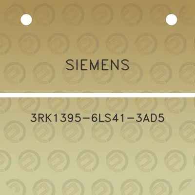 siemens-3rk1395-6ls41-3ad5