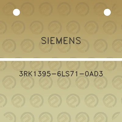 siemens-3rk1395-6ls71-0ad3