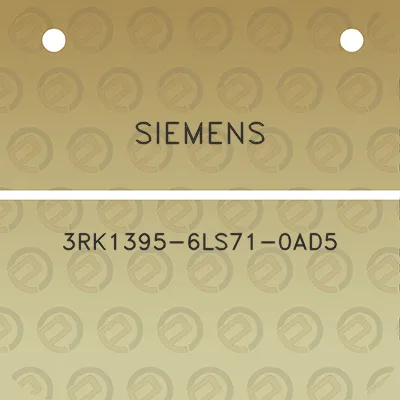 siemens-3rk1395-6ls71-0ad5