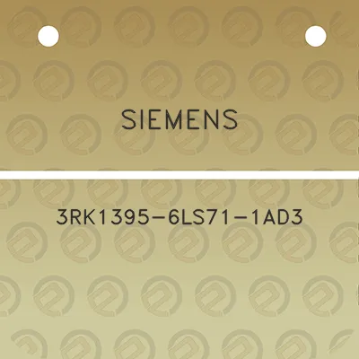 siemens-3rk1395-6ls71-1ad3