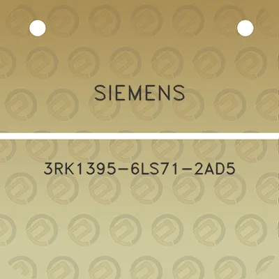 siemens-3rk1395-6ls71-2ad5