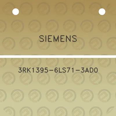 siemens-3rk1395-6ls71-3ad0