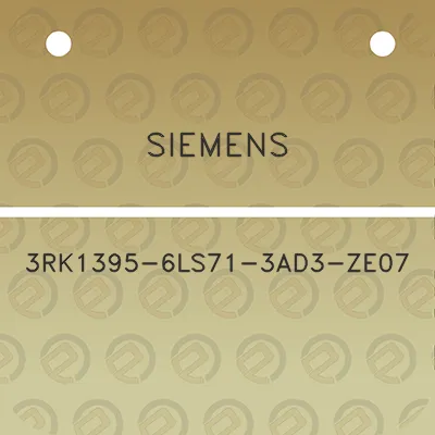 siemens-3rk1395-6ls71-3ad3-ze07