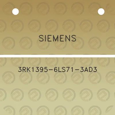 siemens-3rk1395-6ls71-3ad3