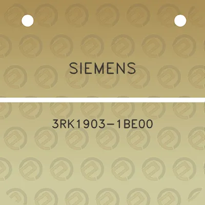 siemens-3rk1903-1be00