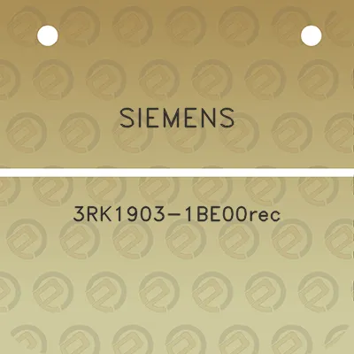 siemens-3rk1903-1be00rec