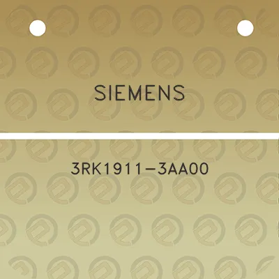 siemens-3rk1911-3aa00