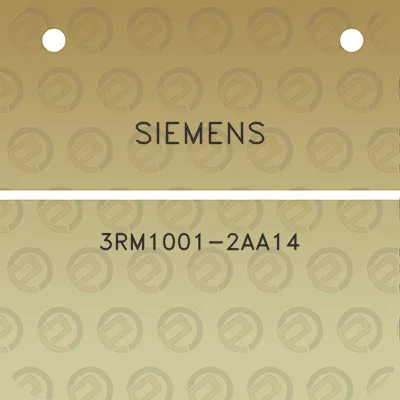 siemens-3rm1001-2aa14