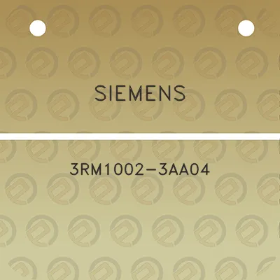 siemens-3rm1002-3aa04