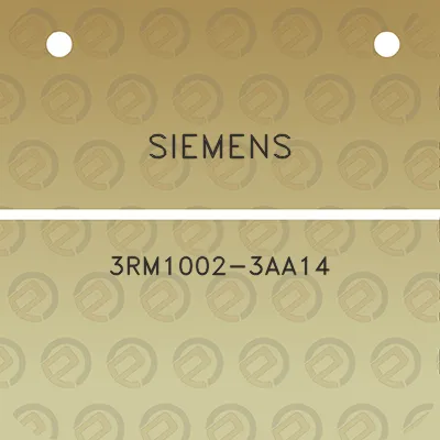 siemens-3rm1002-3aa14